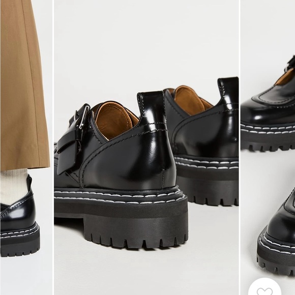 Proenza Schouler Lug Sole Buckle Oxfords - Picture 4 of 17
